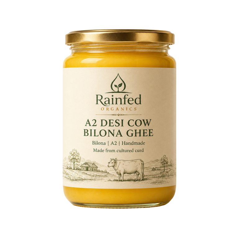 Rainfed Organics A2 Desi Cow Bilona Ghee