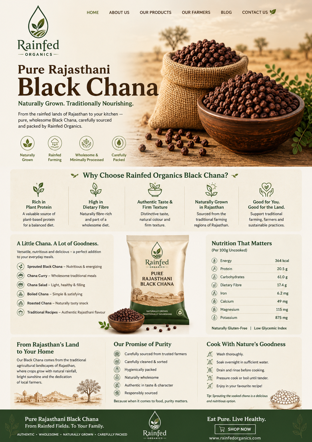 Pure Rajasthani Black Chana